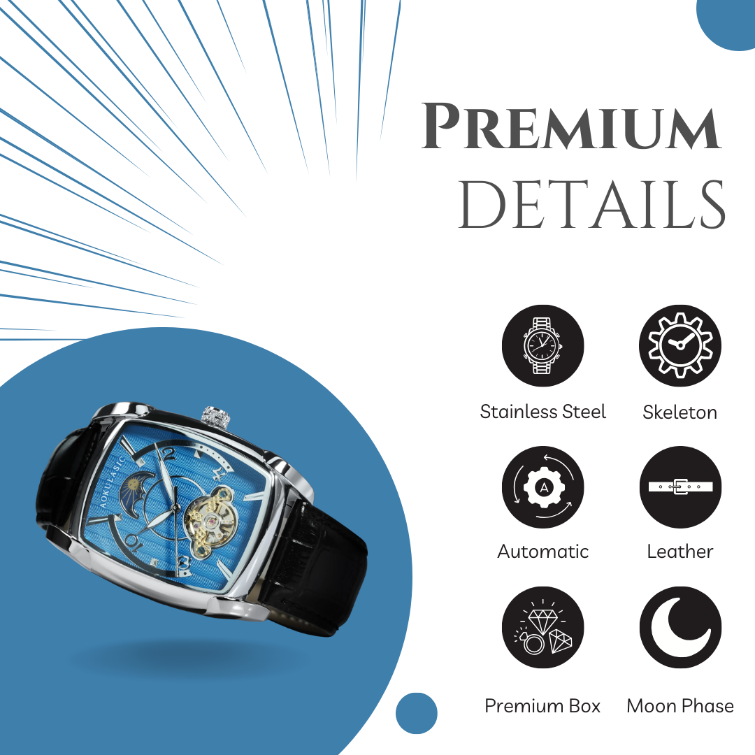 Velorian™: Lunar Skeleton Automatic Watch